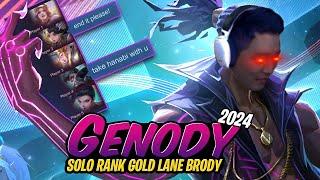 Mobile Legends Solo Rank Gold Lane Brody