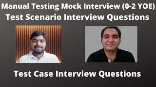 Testing Interview Questions| Manual| Test Scenario| Test Cases Interview| Testing Techniques