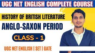 History of British Literature - Anglo Saxon Period | Online Classes for UGC NET English Literature