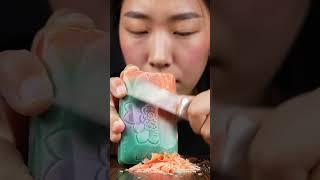 Oddly Satisfying Rainbow Soap Carving 