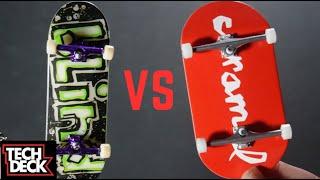 Tech Deck VS Caramel fingerboard (sesh)