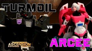 Turmoil vs Arcee | The Ascensionverse | Transformers Stop Motion Animated Short