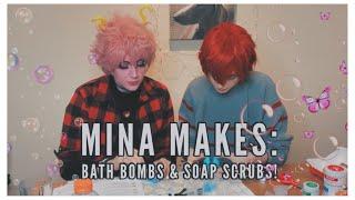 Mina Makes: Bath Bombs & Soap Scrubs! || Feat. Kirishima