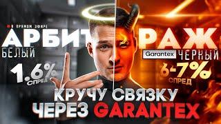 ЧЕРНЫЙ И БЕЛЫЙ АРБИТРАЖ ЧЕРЕЗ GARANTEX | КРУЧУ СВЯЗКУ В ПРЯМОМ ЭФИРЕ