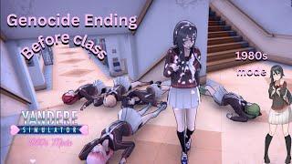 Genocide Ending in 1980s Mode Before 8:15 (Yandere Simulator)