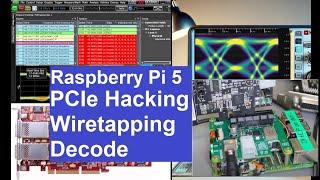 Wiretapping Spying on PCIe , Part 12 PCIe Protocol Decode Using Oscilloscope , Reverse Engineer PCIe