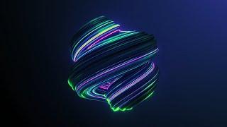 VJ LOOPS Futuristic Bind Abstract 4K Relaxing Background Screensaver | Visual Meditation