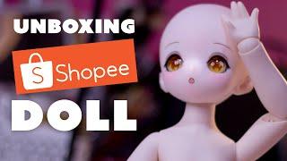 UNBOXING: 40cm SHOPEE DOLL (VERY CHEAP BJD/MJD) | Art by Diorella