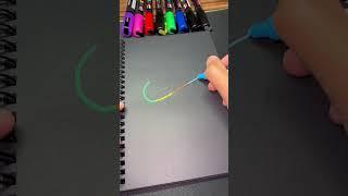 Drawing Custom Nike Logo Gold Drip Effect using Posca Markers Satisfying