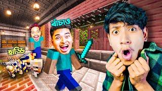 Haddi Attacked Sokher Gamer - Ender Dragon Vs The Bangla Gamer Ep16