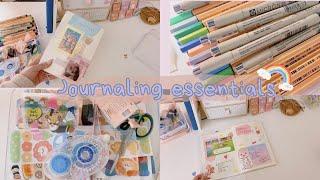 Journal essentials / creative journaling for beginners | stationery you need