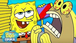 Bob Esponja | 60 Minutos de Chocolate? Chocolate?! CHOCOLATE!!!  | Bob Esponja em Português