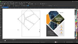 How to Create Corporate Flyer Design Template Using Coreldraw