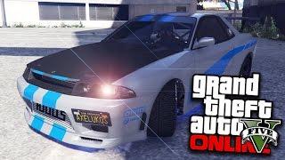 GTA Online: ANNIS ELEGY RETRO CUSTOM "Skyline R32" Bennys Tuning (GTA 5 Import/Export DLC)