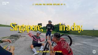 How to cycle the entire outline of a country in 5.5 hours - Singapore.