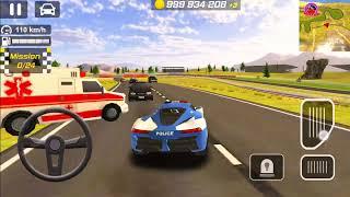 gari vs auto #867 police Drift Gari Driving