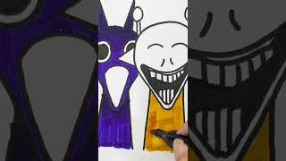 Drawing Durple X Simon Phases 1 To 6 (Incredibox Sprunki) | Duo Sprunki Mix #incrediboxsprunki