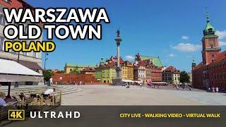 Virtual Walking Tour through Warsaw, Poland 4K