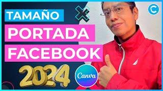 Tamaño PORTADA FACEBOOK 2024. Guía con Canva