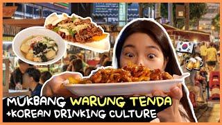 MUKBANG DI WARUNG TENDA KOREA BARENG KOREAN CO-WORKERS!  | AMELICANO