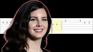 Lana Del Rey - Yes To Heaven (Easy Guitar Tabs Tutorial)