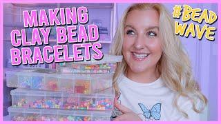 MAKING CLAY BEAD BRACELETS (MAKING BRACELETS TOGETHER: HOW TO MAKE BRACELETS) SUMMER VIBES 