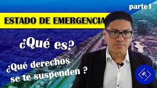 Todo sobre el estado de emergencia en el Perú y  los derechos que se suspenden