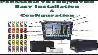 Panasonic TD100D/200D Easy Installation & Configurations