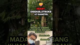 MADALAS KABA KUMAIN NG INSTANT NOODLES???  #trending #lifestyle  #healthtips #viralfeed