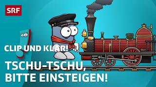 Wie prägt die Eisenbahn die Schweiz? | SRF Kids – Clip und klar! | Für Kinder erklärt