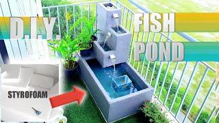 Build a waterfall fish pond