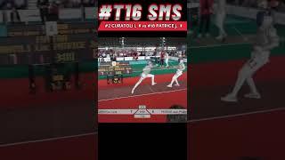 T16 SMS - #2 CURATOLI vs #18 PATRICE J.  #fie #efc #scherma #esgrima #fencing #genoa #sports