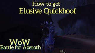 How to get Elusive Quickhoof Alpaca mount in World of Warcraft 8.3