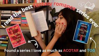 Reading the best fantasy romance series ️ READING VLOG *spoiler free*