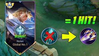 GLOBAL NOLAN 1 SHOT BUILD 2025! (Insane Damage!) - Mobile Legends