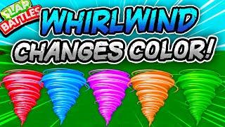 NEW WHIRLWIND Glove CAN CHANGE COLORS! - Slap Battles Roblox