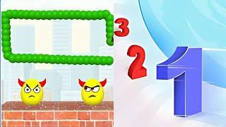 Draw to Smashed vs Number Run Part 1 Android Gameplay #numberrun #drawtosmash