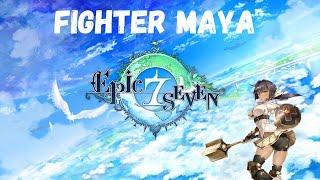 Epic Seven Gameplay - Fighter Maya (Skills & Voicelines)