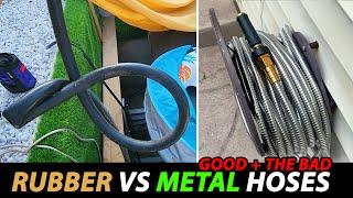 METAL Garden Hose VS Rubber Garden House Differences - Good & The BAD of Each Garden Hoses