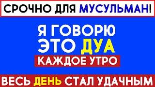 СРОЧНО! КАК ПРОСНЕШЬСЯ, ОБЯЗАТЕЛЬНО ГОВОРИ ЭТИ 5 ДУА! ХАДИСЫ ПРОРОКА ОБ ЭТОМ!