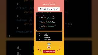 C Programming Quiz | Tamil | Learn Tech