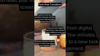 Reduce Screen Time and Refresh Your Mind with Digital Detox #techfree #transitions #screentime