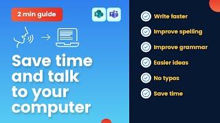 HOW TO: Use Dictation in Microsoft Office & Teams | Student & Parent Quick Guide