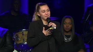 Miley Cyrus & Billy Ray Cyrus - Amazing Grace (Janice Freeman Memorial)