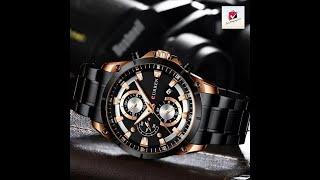 CURREN 8360 Black Color Men Watch || Easy Shopping Zone || Bangla Watch Tutorial ||