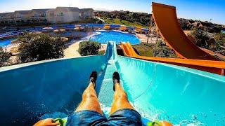 Rafting FreeFALL Water Slide at Jungle Aquapark / Neverland Hurghada