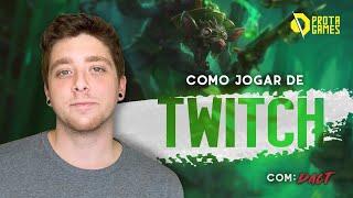 COMO JOGAR DE TWITCH - TUTORIAL DE HABILIDADES, COMBOS E POSICIONAMENTO - COM DALT - LOL