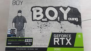 [UnBoxing] GALAX BOY RTX 3080 SG D6X 10GB 개봉기!