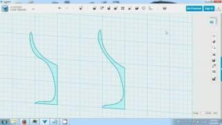 Autodesk 123D - Revolve tutorial - Part 1