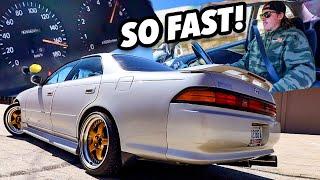 The 4-Door Supra ROCKET | 1JZ Toyota JZX90 Review | DriveHub